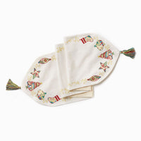 Holiday Embroidery Table Runner