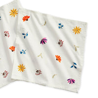 Spring Floral Embroidery Napkins Set