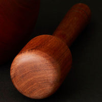 Nicaragua Tropical Natural Wood Round Mortar and Pestle