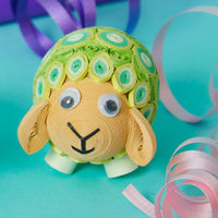 Mini Quilled Paper Easter Lamb Set of 3