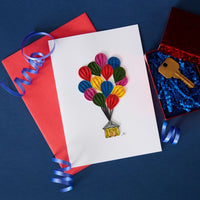 Quilled Paper Housewarming Greeting Card