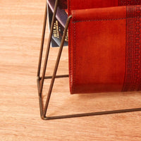 Leather Magazine Holder