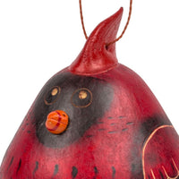 Mini Gourd Cardinal Ornament
