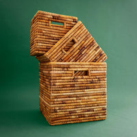 Medium Banana Square Planter Shelf Basket