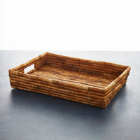 Medium Banana Leaf Fruit Bread Office Rectangle Tray