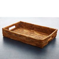 Small Banana Leaf Fruit Bread Office Rectangle Tray