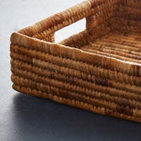 Small Banana Leaf Fruit Bread Office Rectangle Tray