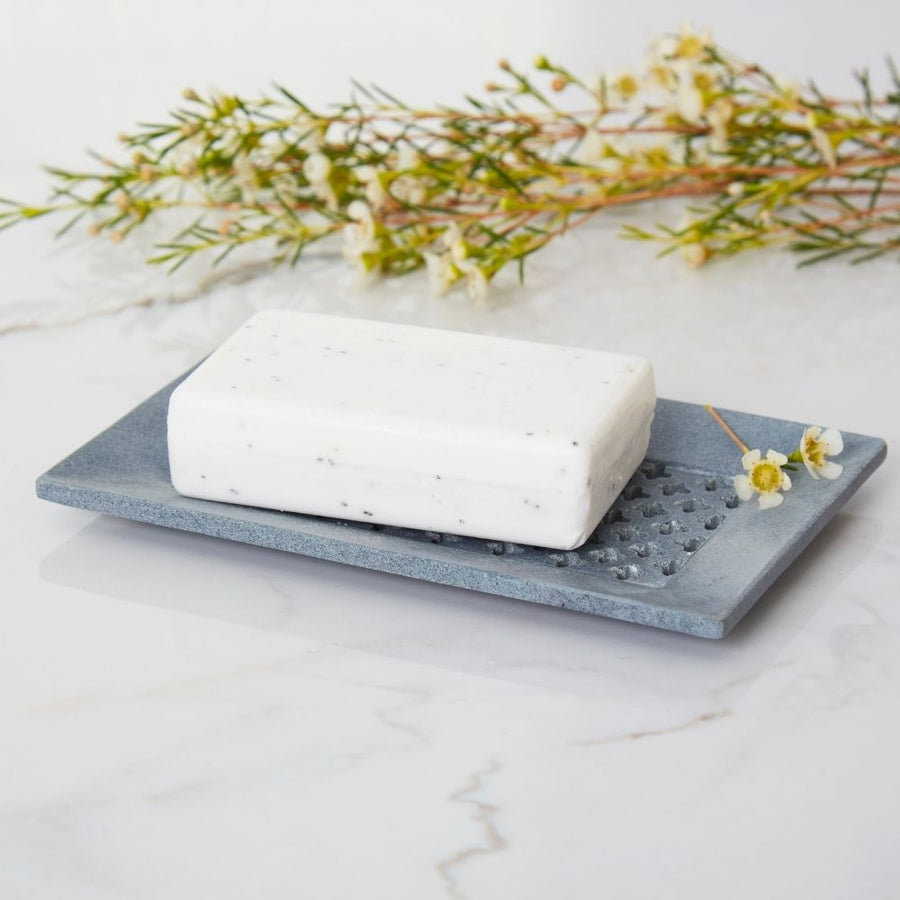 Gray Marble Spoon Rest, Big Spoon Rest for Stove Top, Decorative Marble Kitchen Accessories