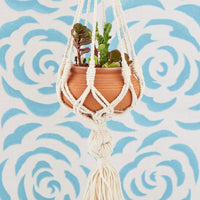 Mini Macrame Terracotta Hanging Pot