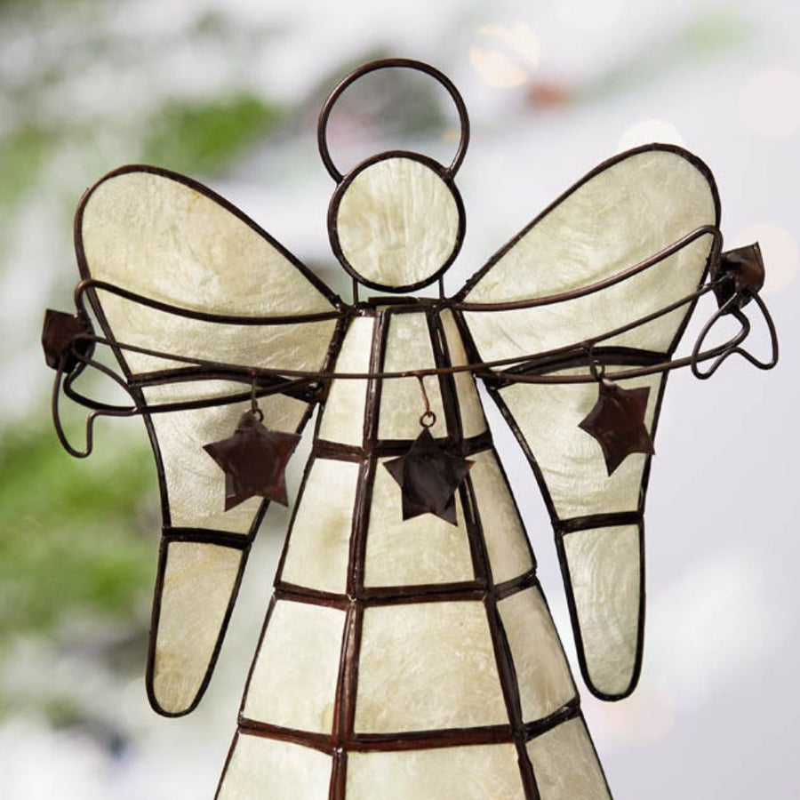 Capiz Shell Angel Tree Topper