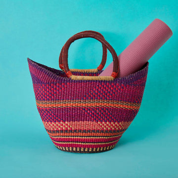 Kitchen & Dining Storage, Reusable Grocery Bag, Countertop Fruits Holder, Picnic Basket, Market Tote, Beach Basket, Harvesting, Foraging, Decorative Wicker Basket, Woven, Boho Style