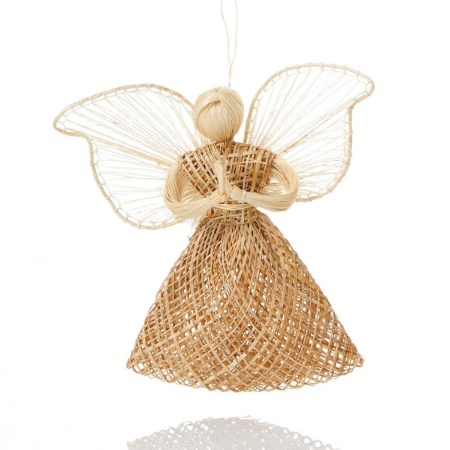 Abaca Praying Angel Ornament