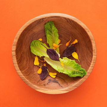 Small Round Olive Wood Bowl