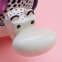 Kisii Stone Hippo Footed Ring Paper Clips Dish
