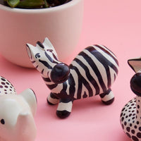 Kisii Stone Mini Giraffe Zebra Elephant Set