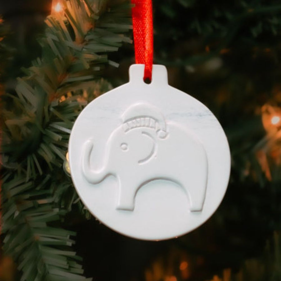 Kisii Stone Natural Holiday Charms Ornament Set of 5