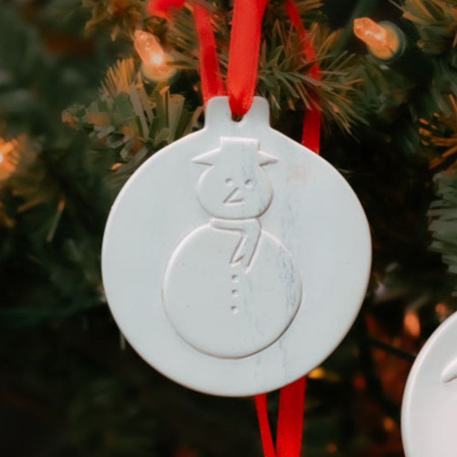 Kisii Stone Natural Holiday Charms Ornament Set of 5