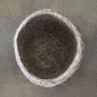 Grey Felt Succulent Planter
