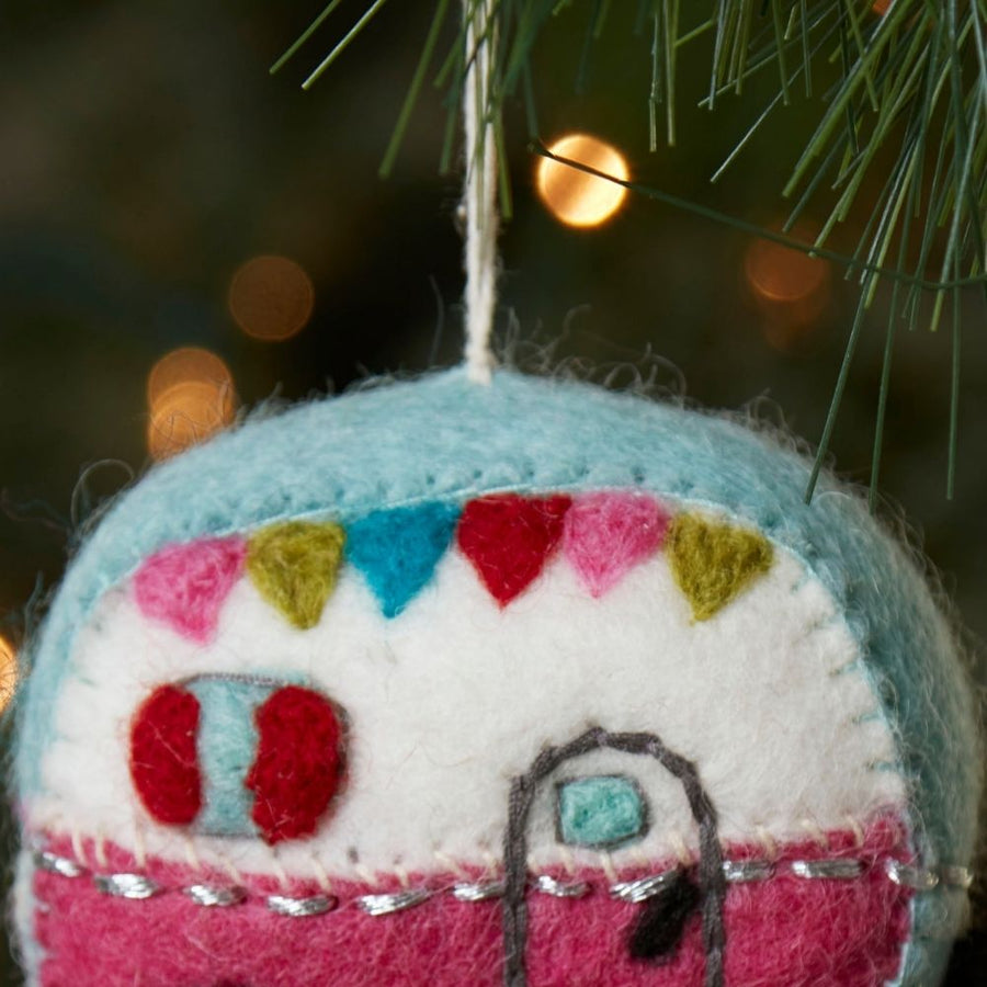 Felt Camper Ornament