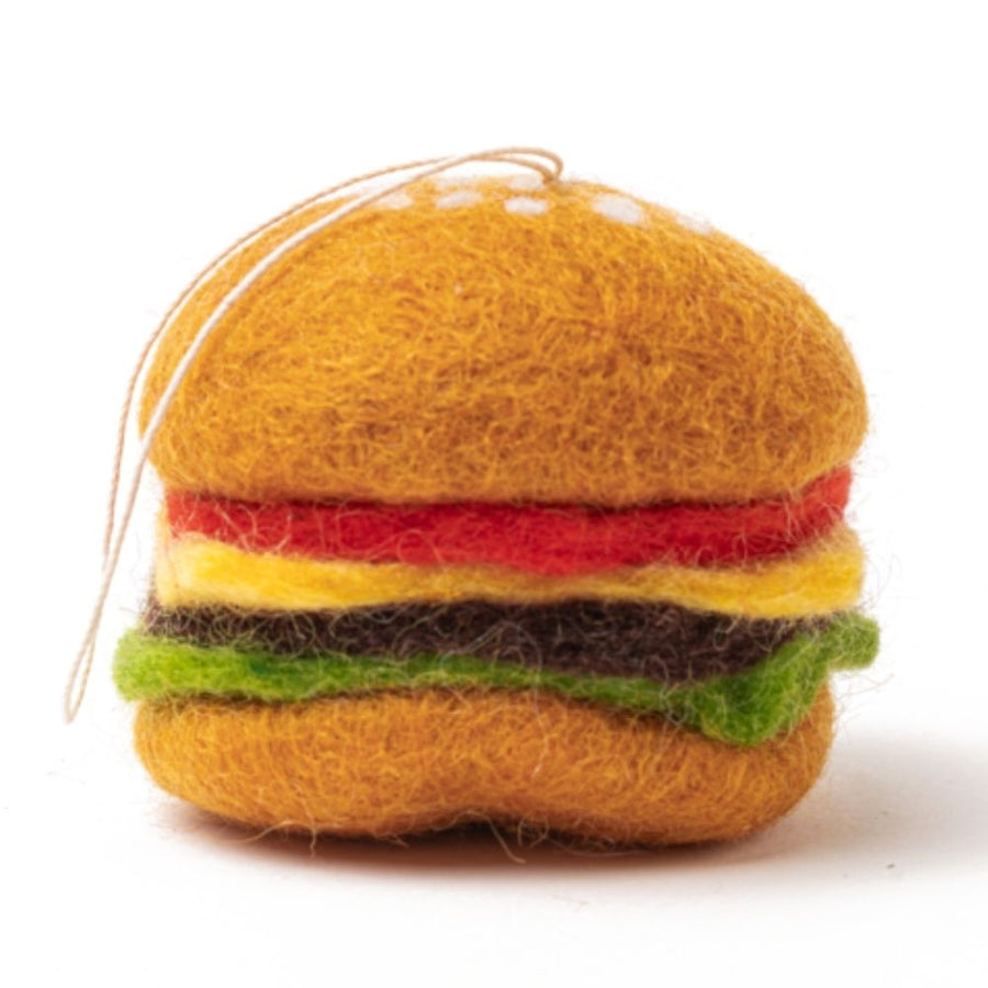 Felt Hamburger Ornament