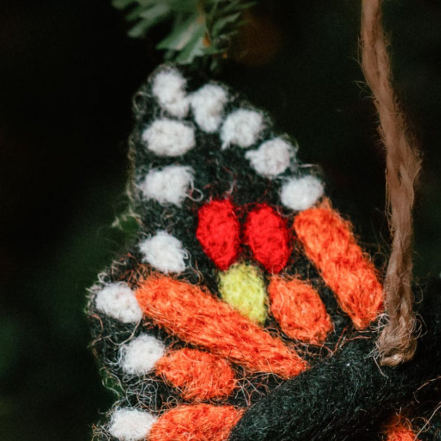 Felt Butterfly Ornament