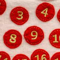 Felt Santa Claus Advent Calendar