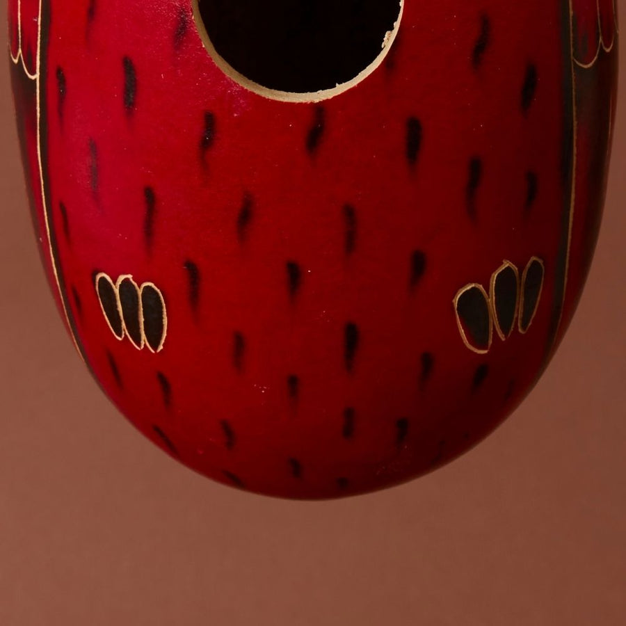 Cardinal Gourd Bird House