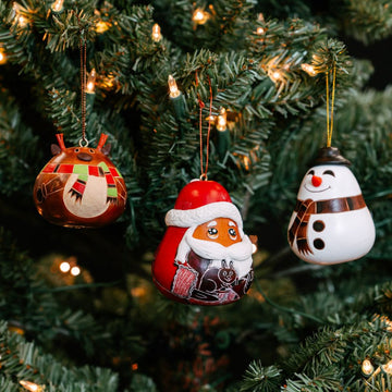Mini Gourd Holiday Ornament Set of 3