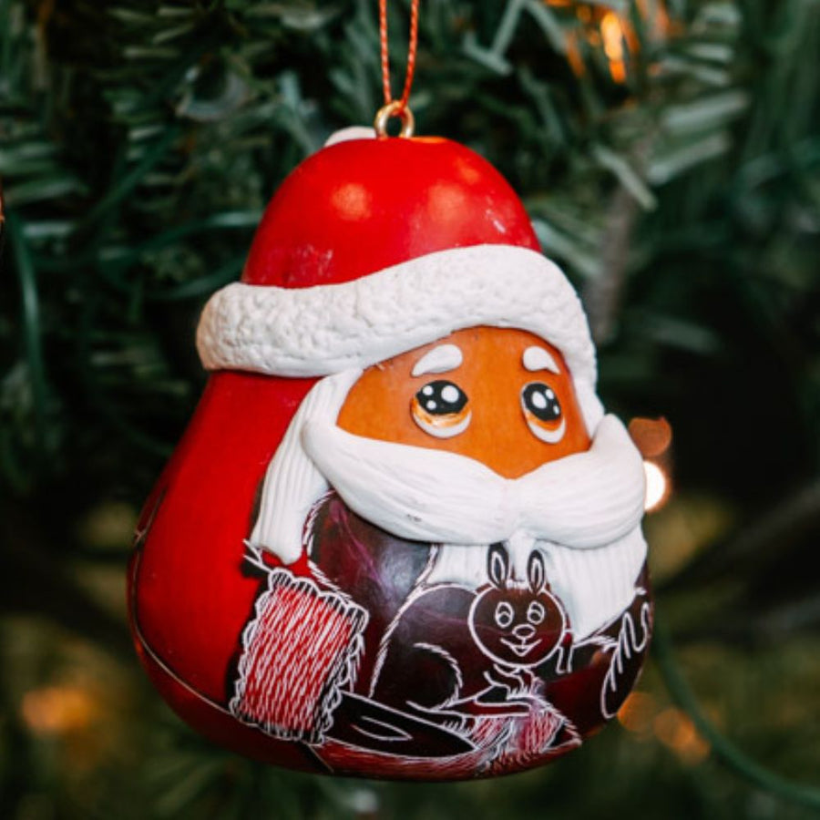 Mini Gourd Holiday Ornament Set of 3