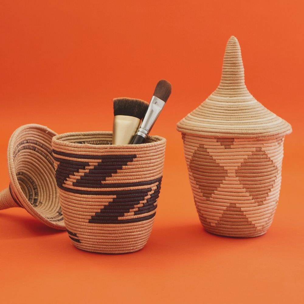 Mini Sisal Agaseke Peace Basket Set