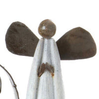 Zimbabwe Shona Stone Metal Arch Nativity Scene Set of 10