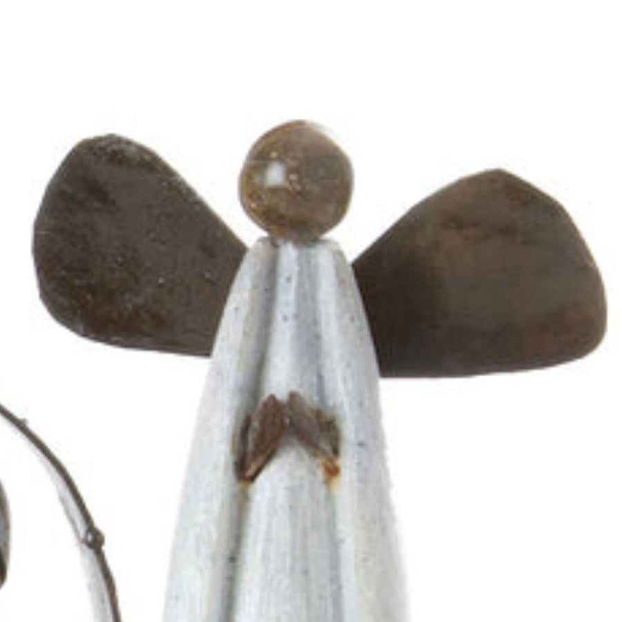 Zimbabwe Shona Stone Metal Arch Nativity Scene Set of 10