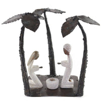 Shona Stone Palm Tree Holy Family