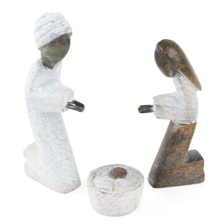 Shona Stone Praying Holy Family