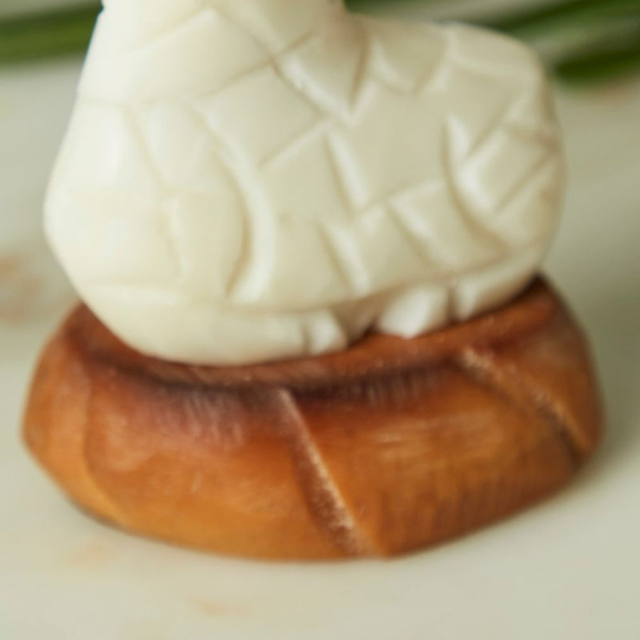 Mini Tagua Ivory Giraffe Figurine