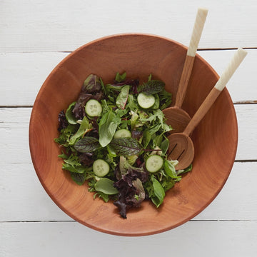 Jumbo Mahogany Salad Bowl