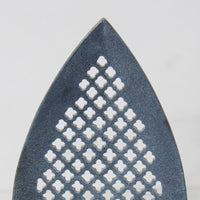 Lattice Gray Stone Leaf Tealight Holder
