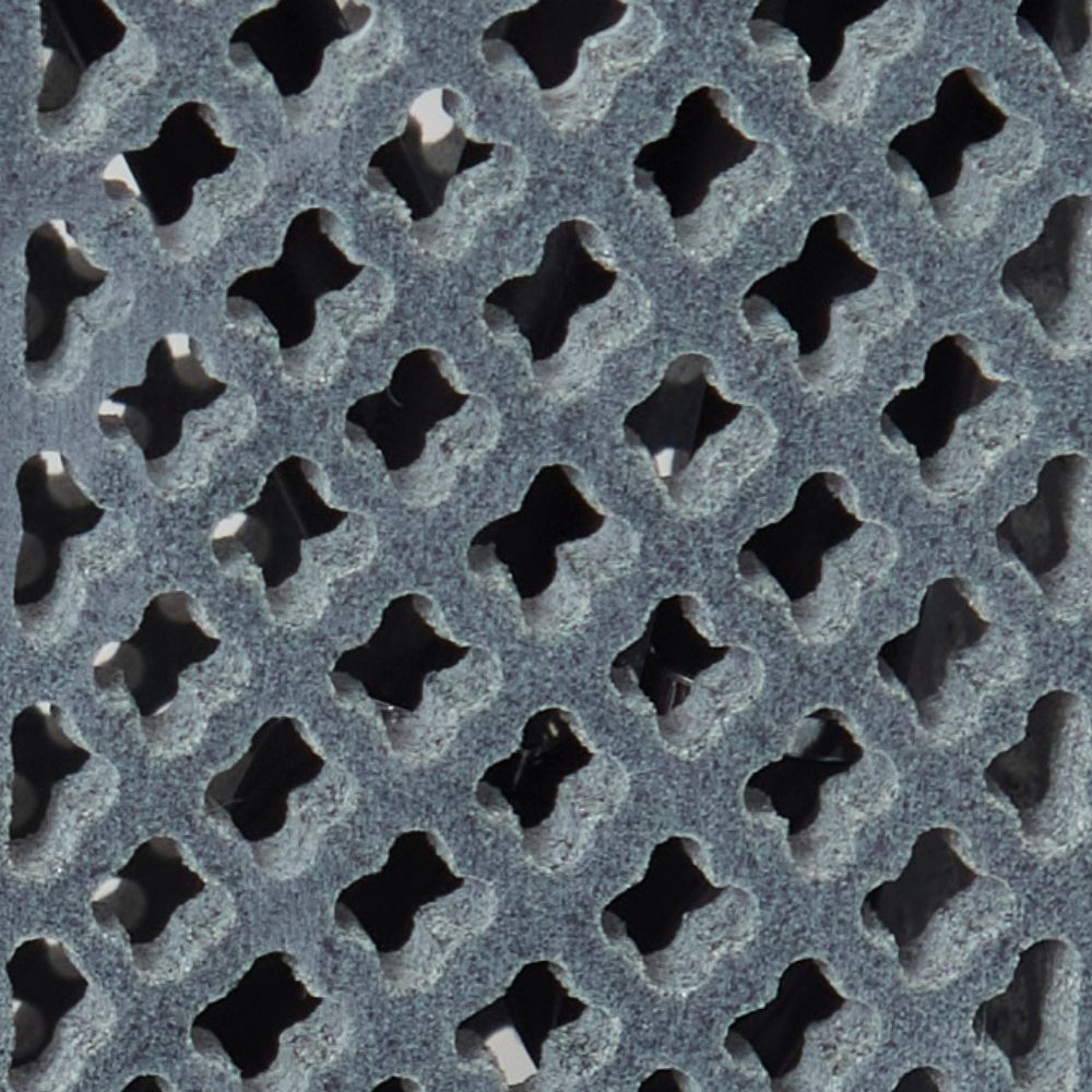 Lattice Gray Stone Pens Holder