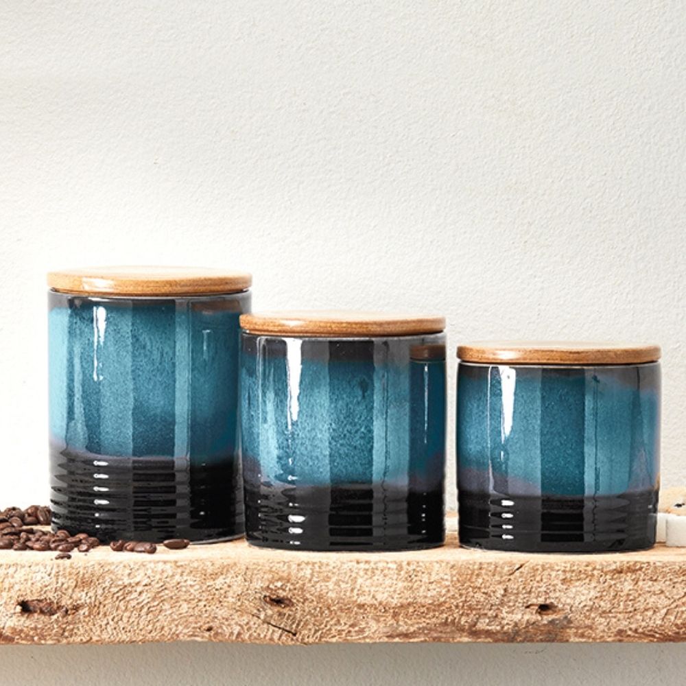 Night Sky Ceramic Canister Set