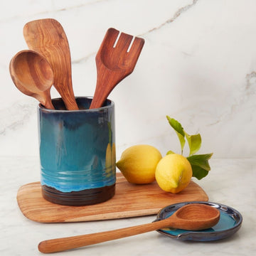 Night Sky Utensil Holder Spoon Rest Set