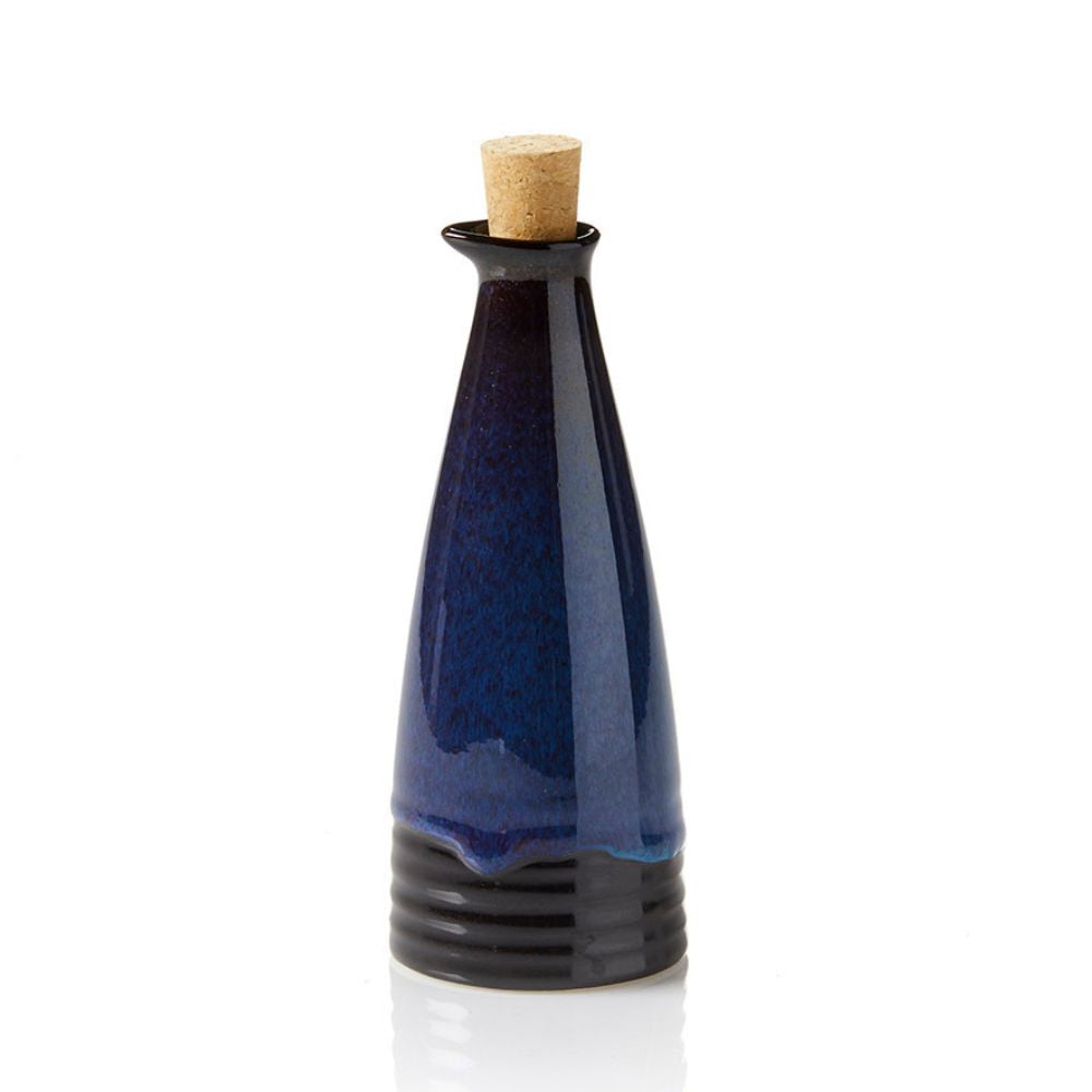 Night Sky Ceramic Oil Cruet Dipping Bowls Set