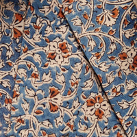 Kalamkaari Blue Floral 20 x 20 Napkin Set