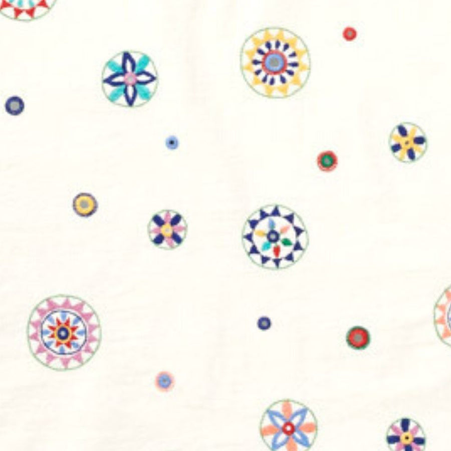 Holiday Greeting Embroidery Tree Skirt