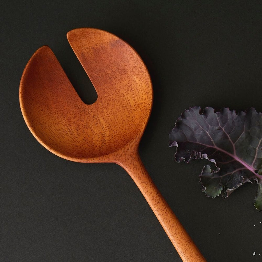 Nicaragua Tropical Natural Wood Slotted Spoon