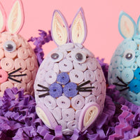 Mini Quilled Paper Easter Bunny Set of 3
