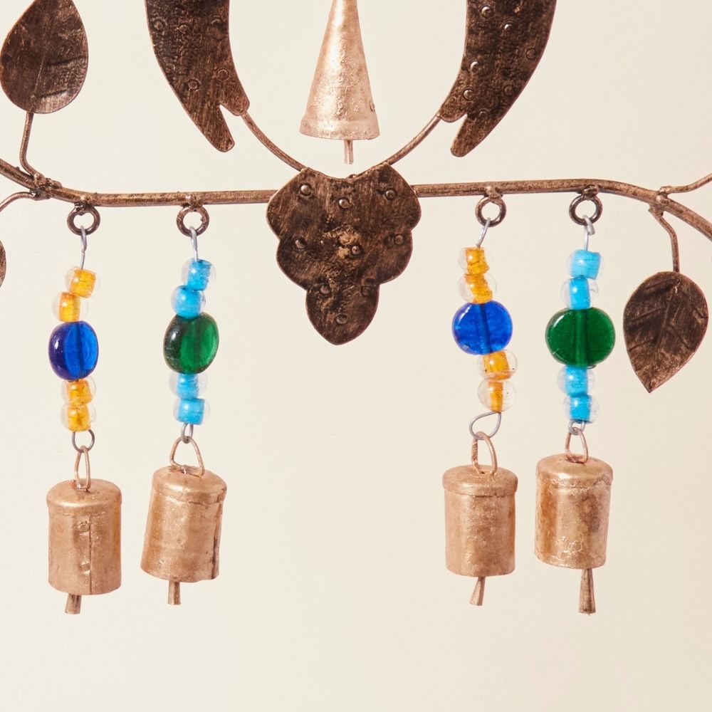 Owl Beads Wind Chime