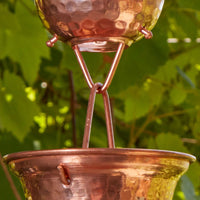 2ft Extension to Pure Copper Cups Rain Chain