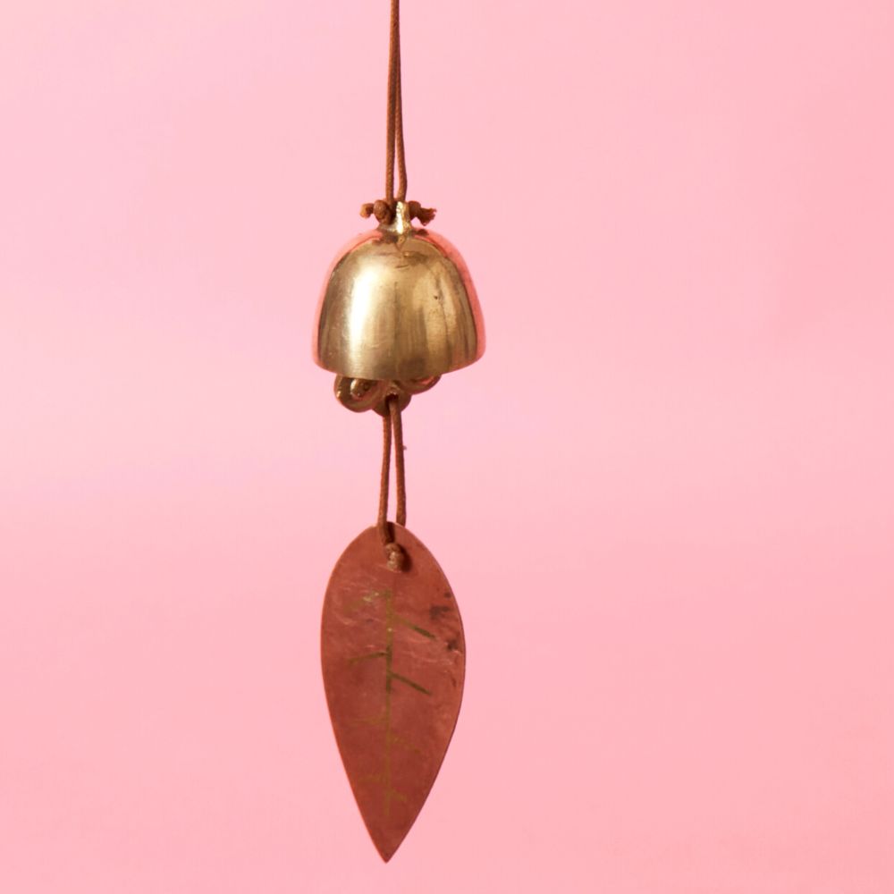 Small Dragonfly Brass Metal Hanging Wind Chime