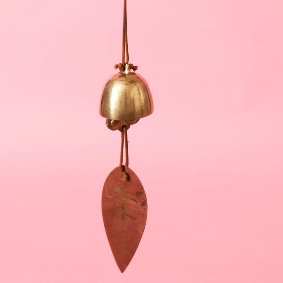 Small Dragonfly Brass Metal Hanging Wind Chime