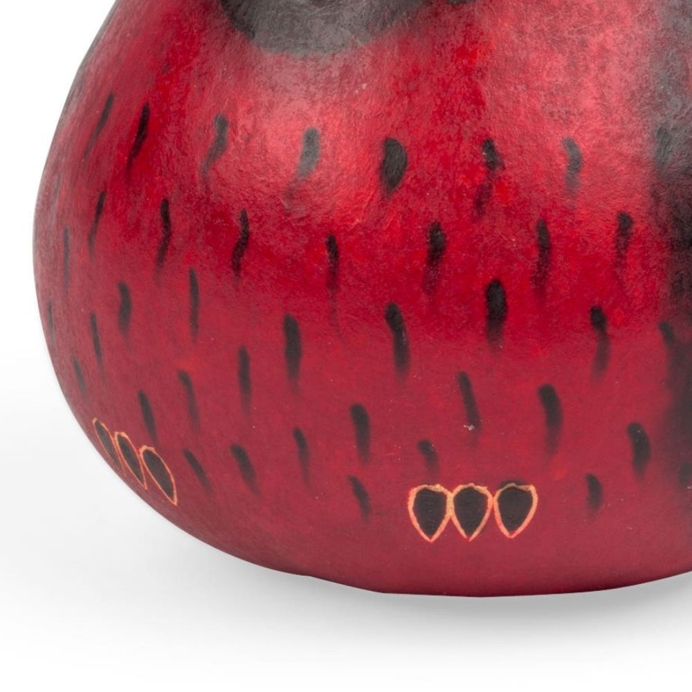 Mini Gourd Cardinal Ornament